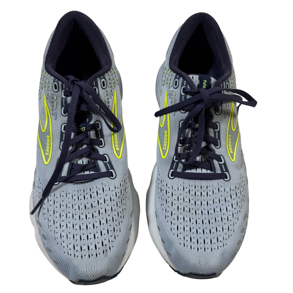 Brooks Glycerin 20 Men's Running Shoes Grey Yellow 1203691B416 Size 11 Medium B